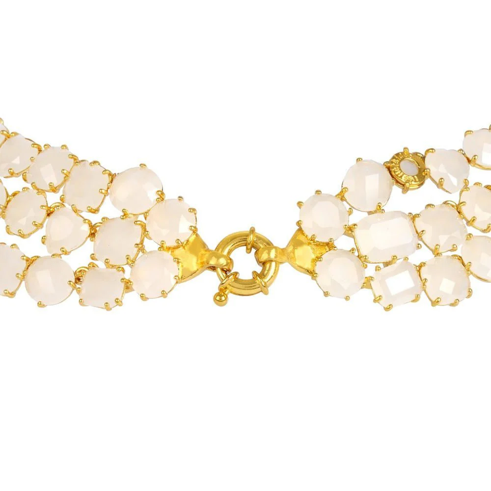 Triple Row La Diamantine 49Cm White Necklace | ABLD3172 - Image 3