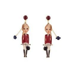 Les Sportives Horse Riding Earrings | ADSP1031