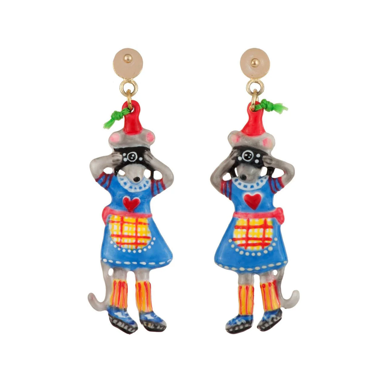 Birthday Mouse Mouse & Camera Earrings | AEBM104T/1