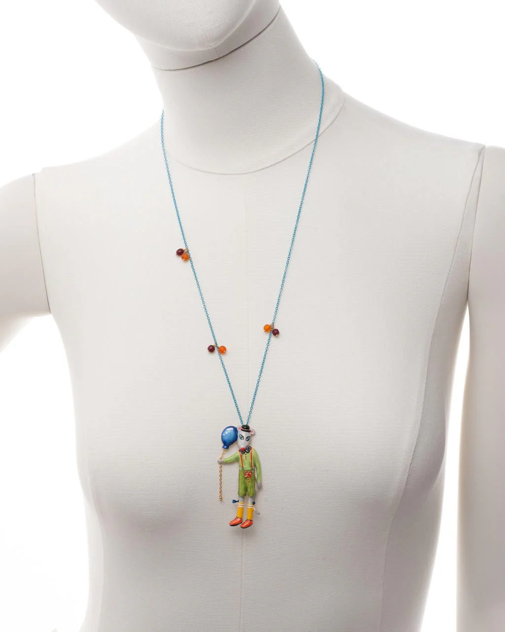 Birthday Mouse Mouse & Blue Balloon Necklace | AEBM3131 - Image 3