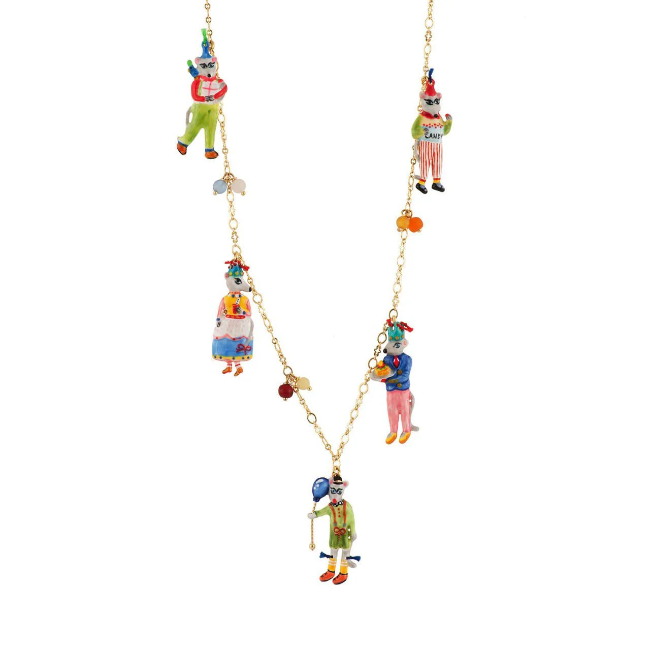 Birthday Mouse Multi-Éléments Necklace | AEBM3151