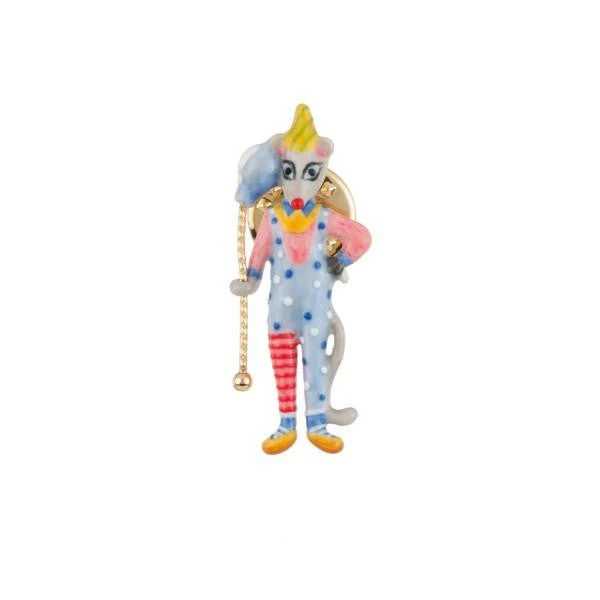 Lapel Pin Birthday Mouse Mouse & Striped Hat Brooch | AEBM5021