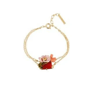 Eclatante Discrétion Primrose, Orange Crystal Stone Bracelet | AEED2011