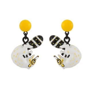 N2X Nicolas Buffe Rolling Tanuki Earrings | AENB107T/1