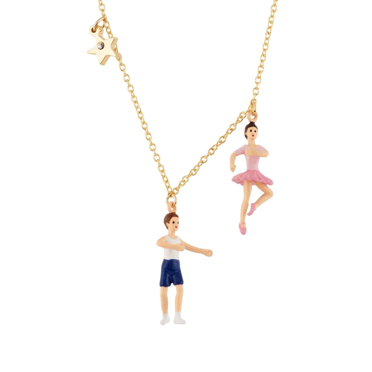 Les Petits Rats Ballet Dancers Making A "Retiré" Step & Star Necklace | AEOP3021 - Image 3
