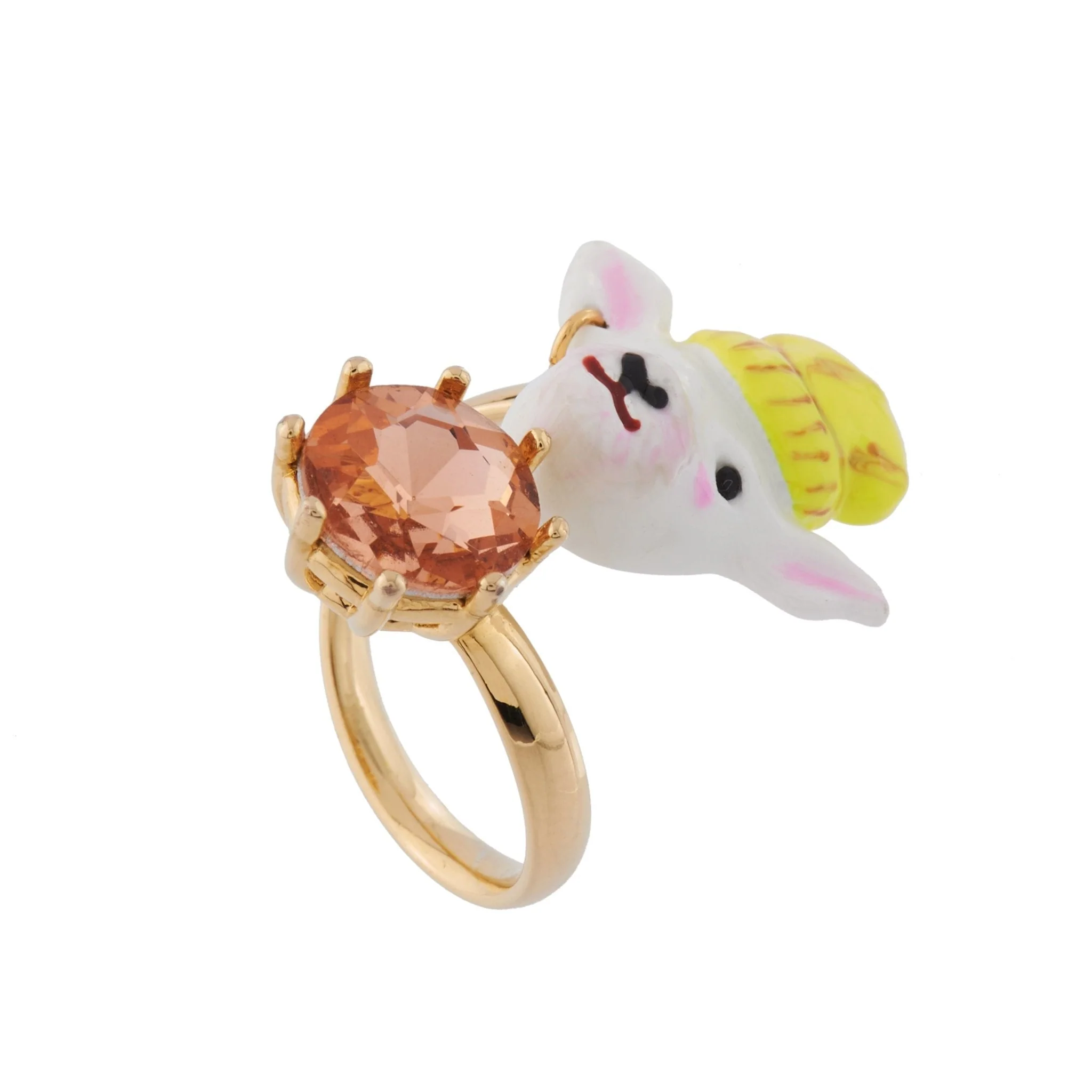 Skateboarding Goat Gentiment Joyeux Zoe Rings | AHGJ6011 - Image 2