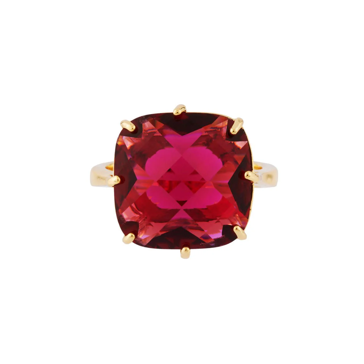La Diamantine Square Stone Grenadine Rings | AHLD602/21