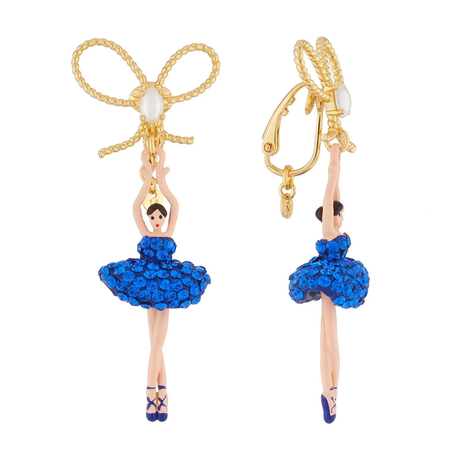 Pas de Deux Lux Sapphire Earrings | AJDDL108C/1 - Image 3