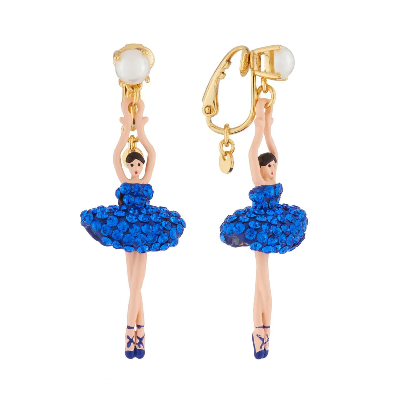 Pas de Deux Lux Sapphire Earrings | AJDDL115C/1 - Image 3