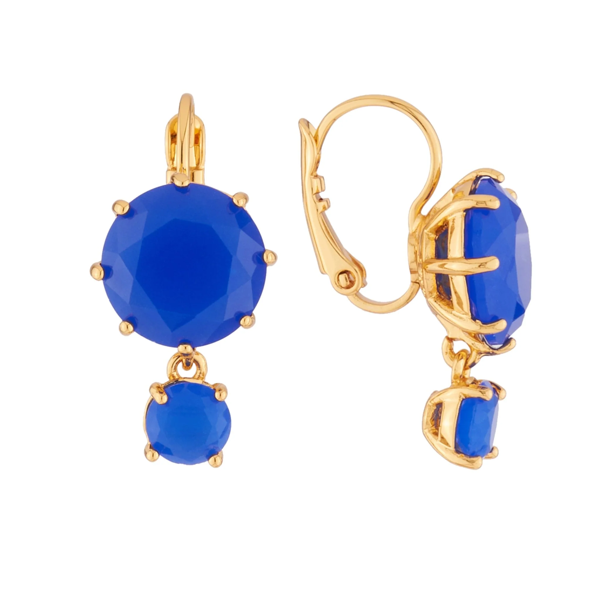 La Diamantine Royal Blue Earrings | AJLD126C/1 - Image 2