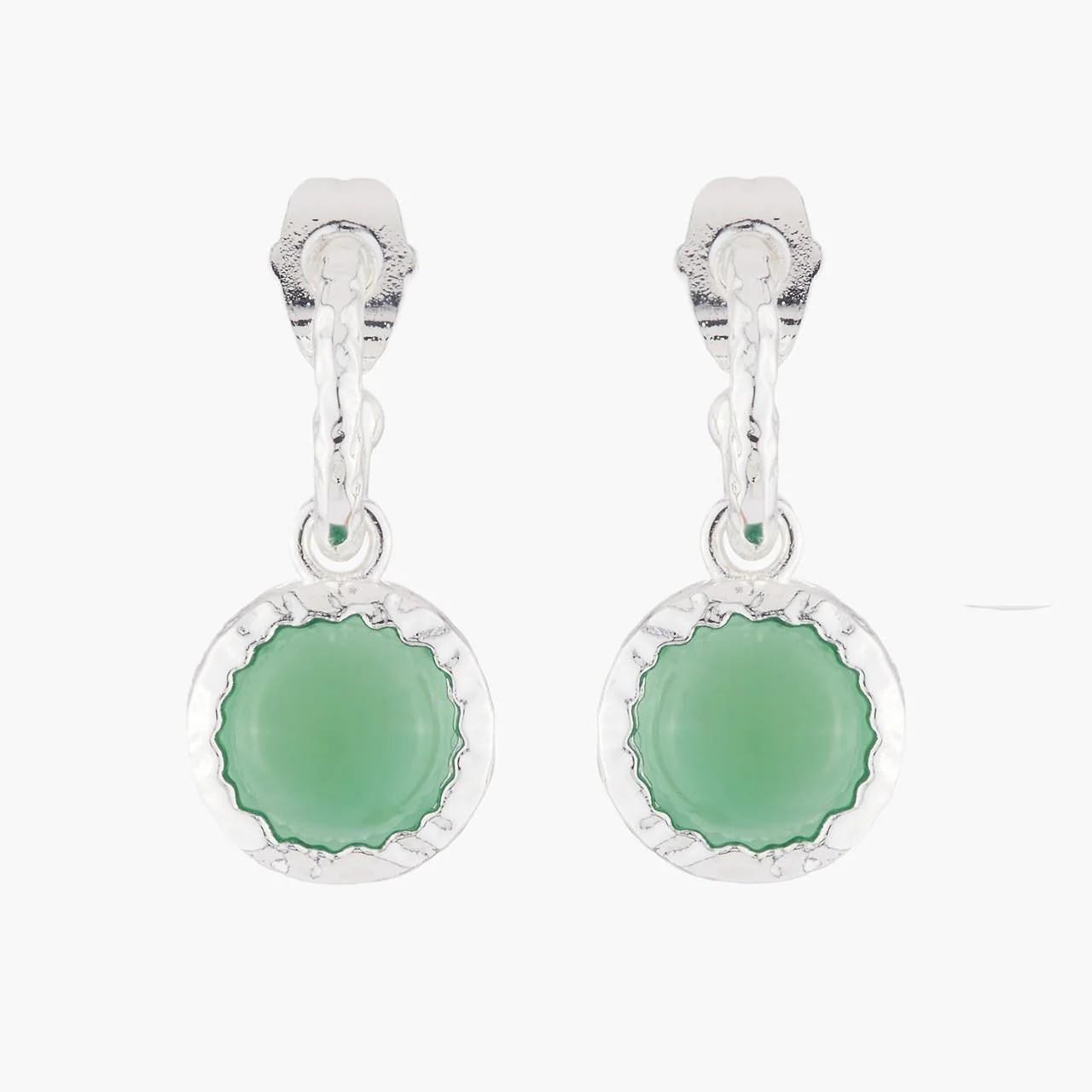 Green Agate Earrings | AKBC103