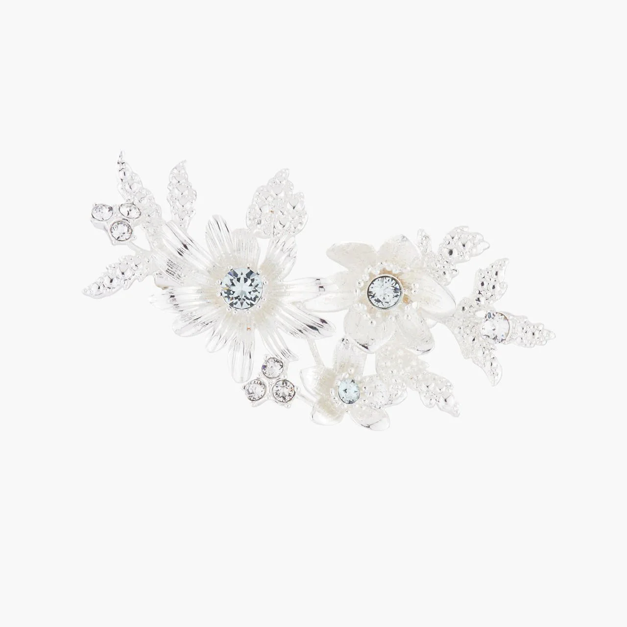Shining Bouquet With Crystals "Yes, I Do" Brooch Brooch | AKJV502