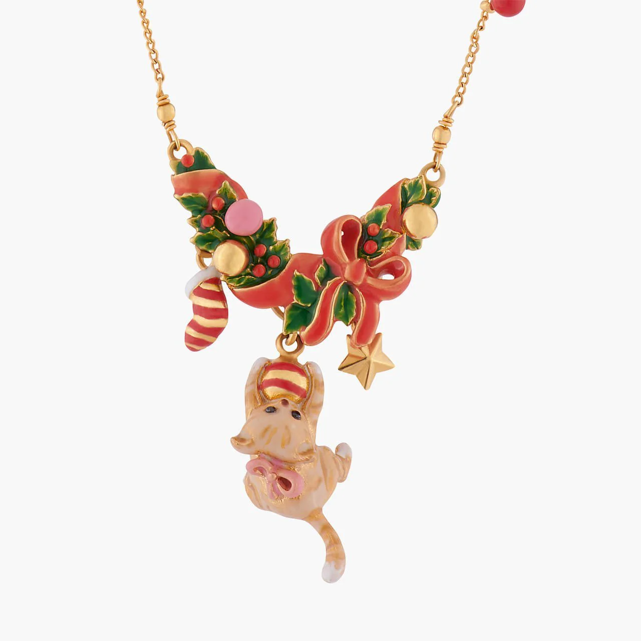 Christmas Kitty Collar Necklace | AKNO301