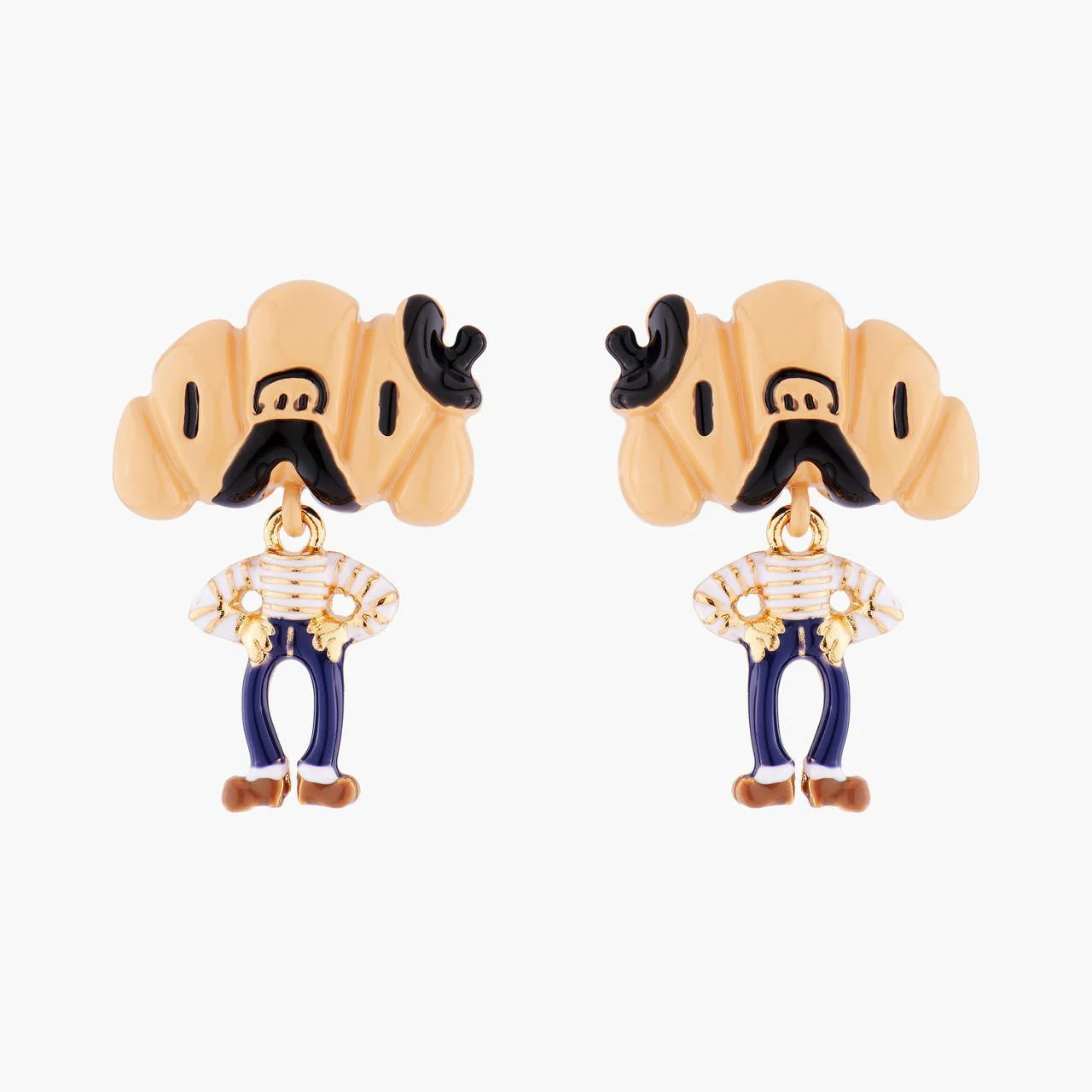 Sir Croissant Earrings | AMFP102C/1