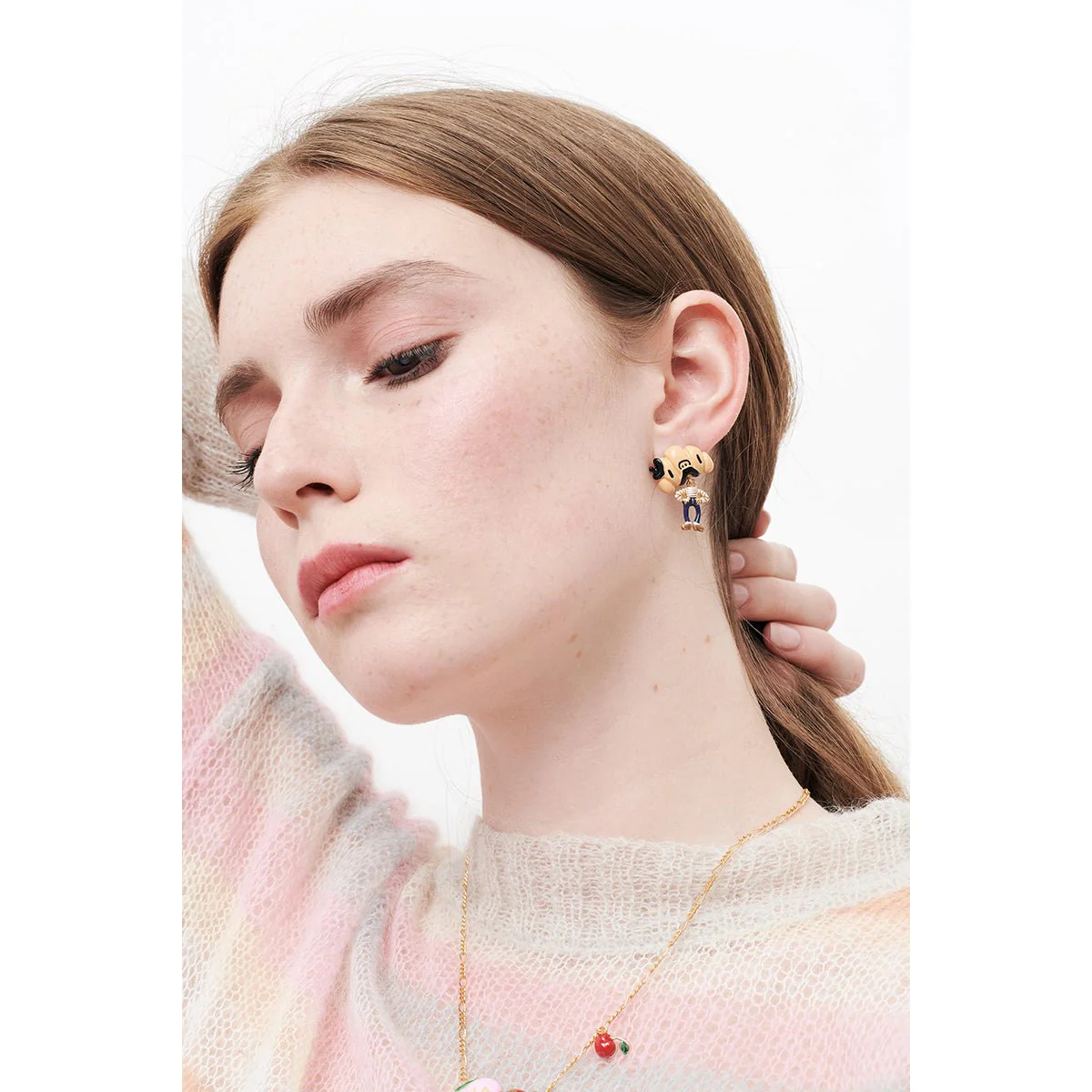 Sir Croissant Earrings | AMFP102C/1 - Image 2