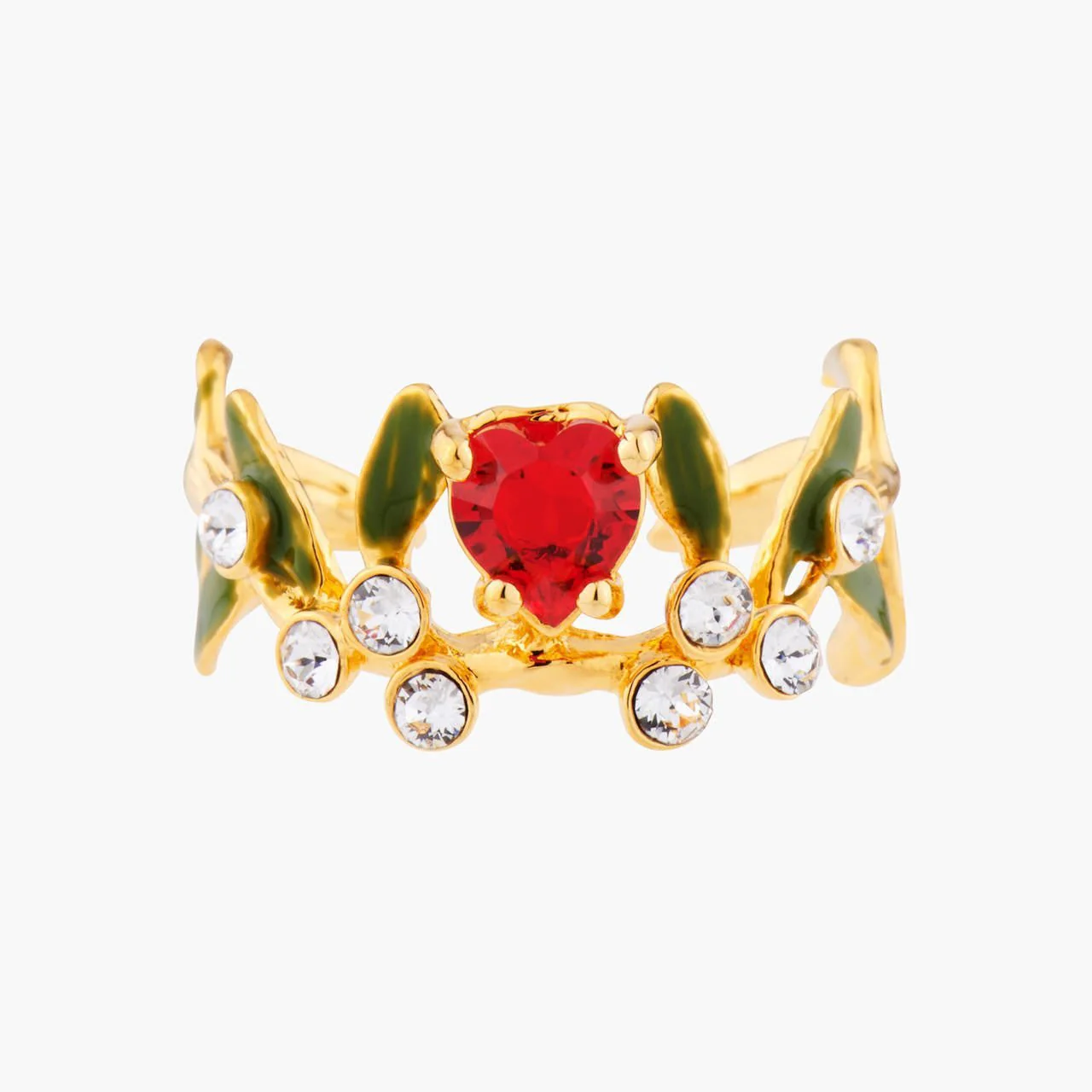 Heart Mistletoe Rings | AMSC6011