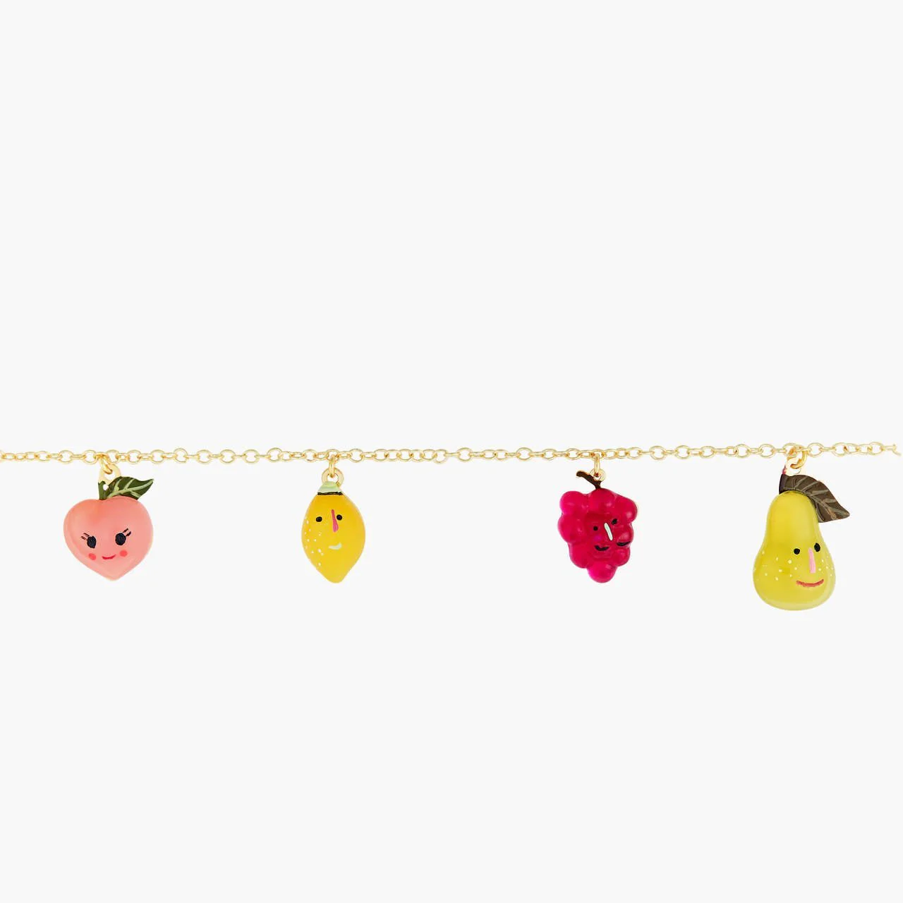 Fruit Circus Pear, Grapes, Lemon And Peach Bracelet | ANFC2011 - Image 3