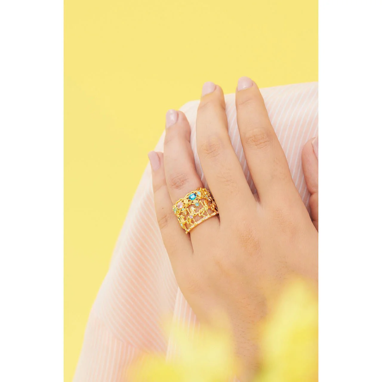 Two Band Carousel And Horse Rings | ANIP603/11 - Image 3