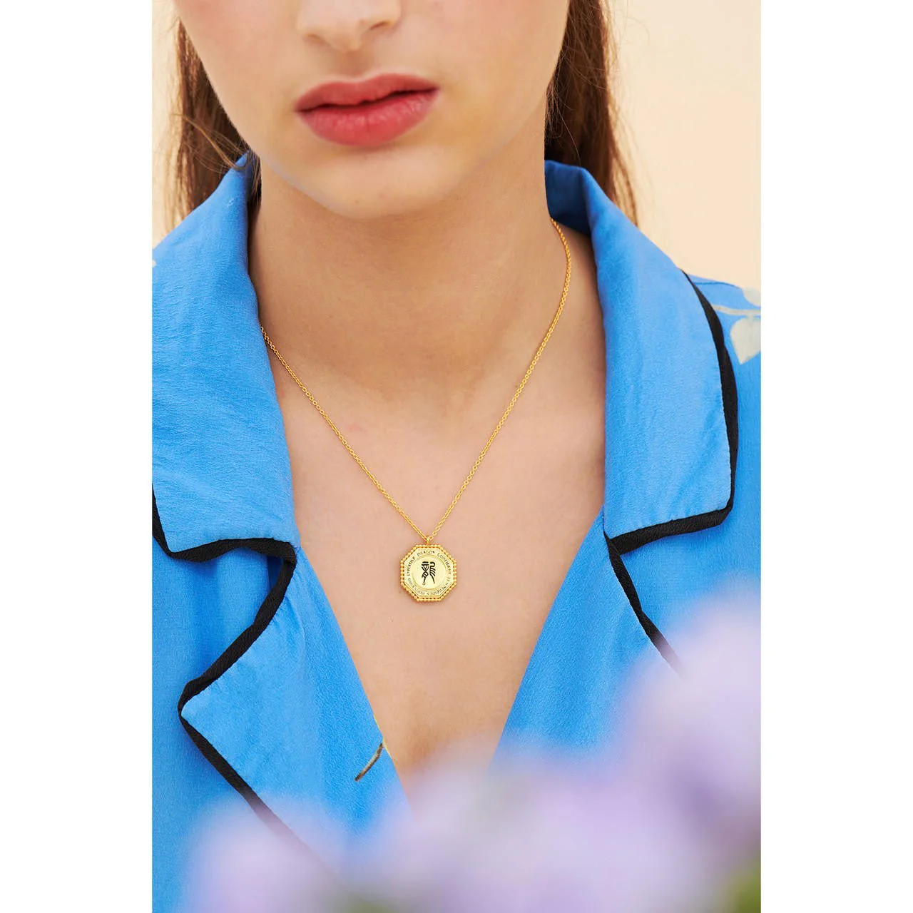 Dragon Zodiac Sign Pendant Necklace | ANZA3051 - Image 3