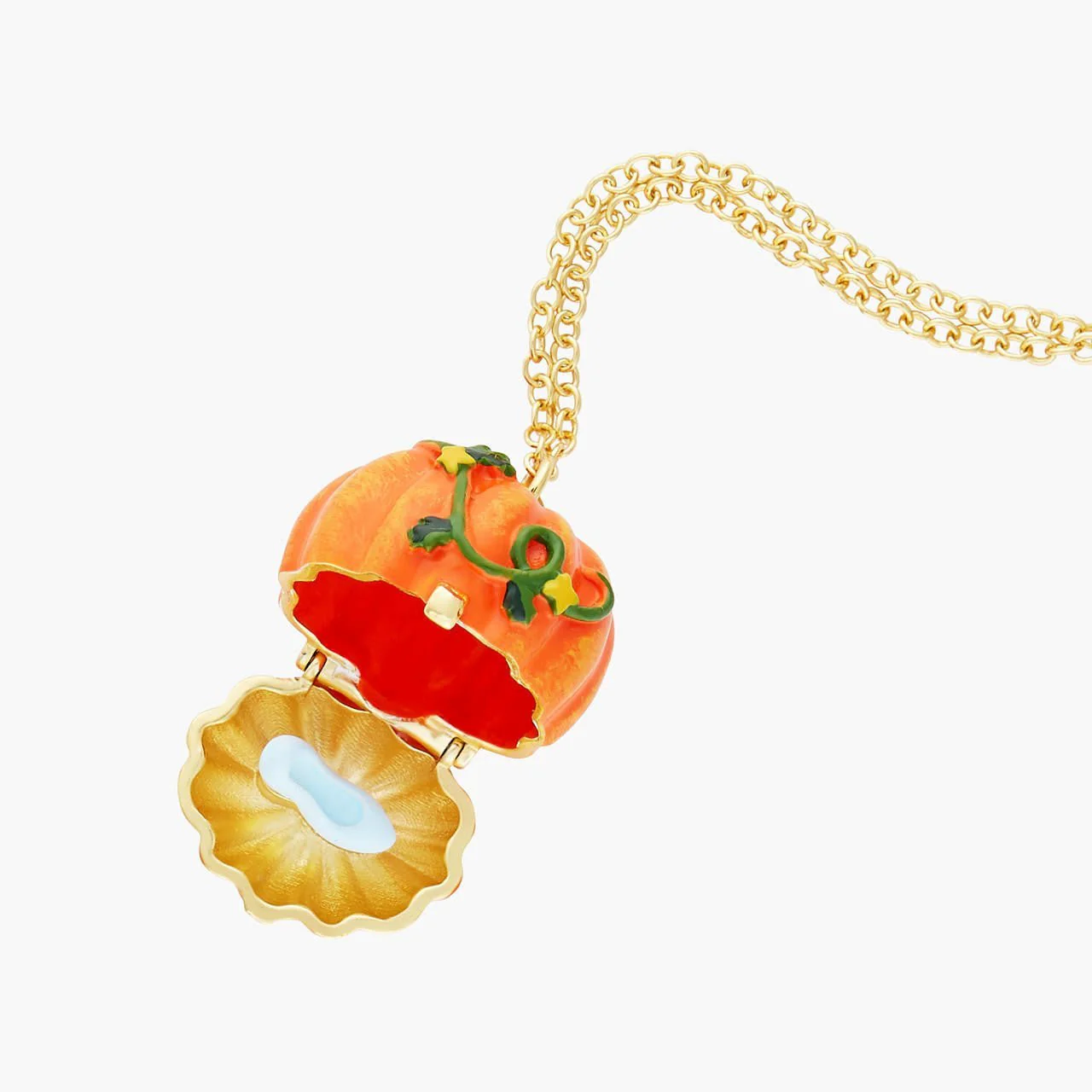 Pumpkin And Slipper Secret Necklace | AOCE3011 - Image 2