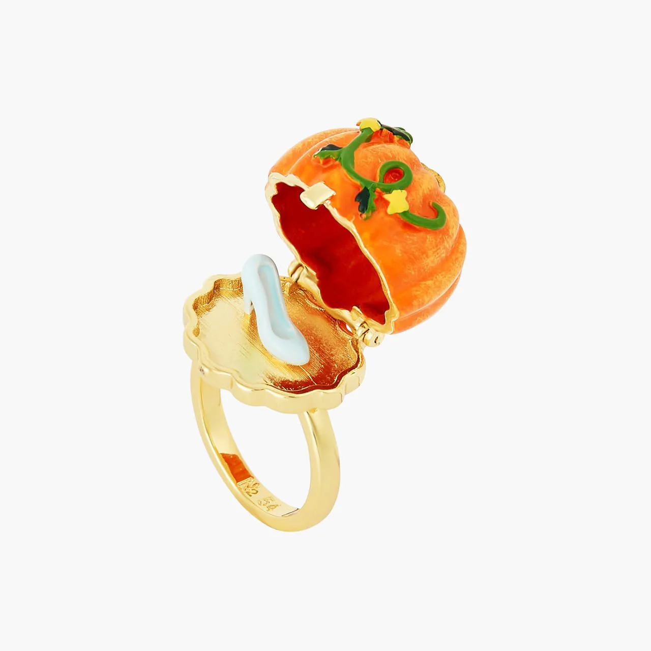 Pumkpin And Slipper Secret Ring | AOCE6021 - Image 2