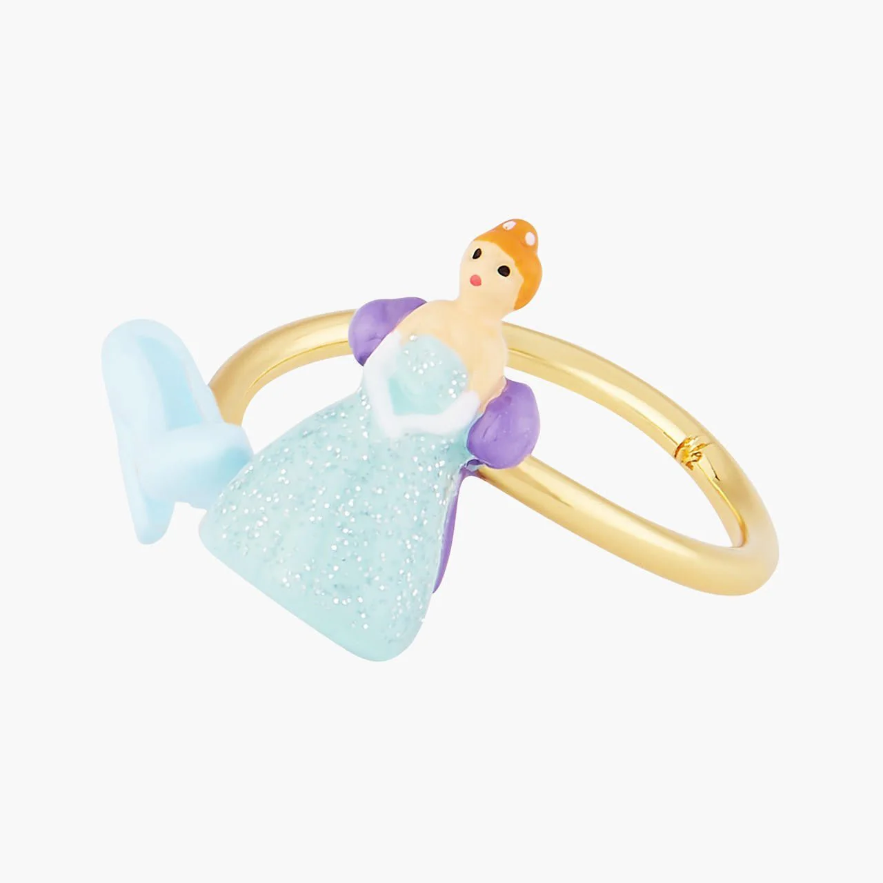 Cinderella And Slipper Adjustable Ring | AOCE6041 - Image 2