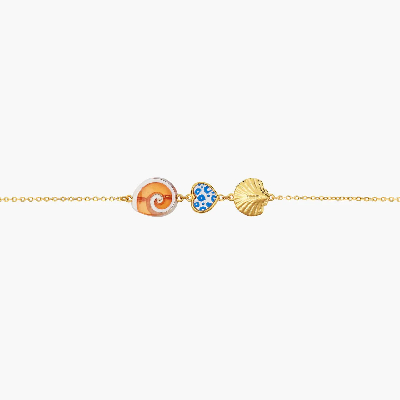 Mother Of Pearl And Seashell Thin Bracelet | AOGL2051 - Image 2