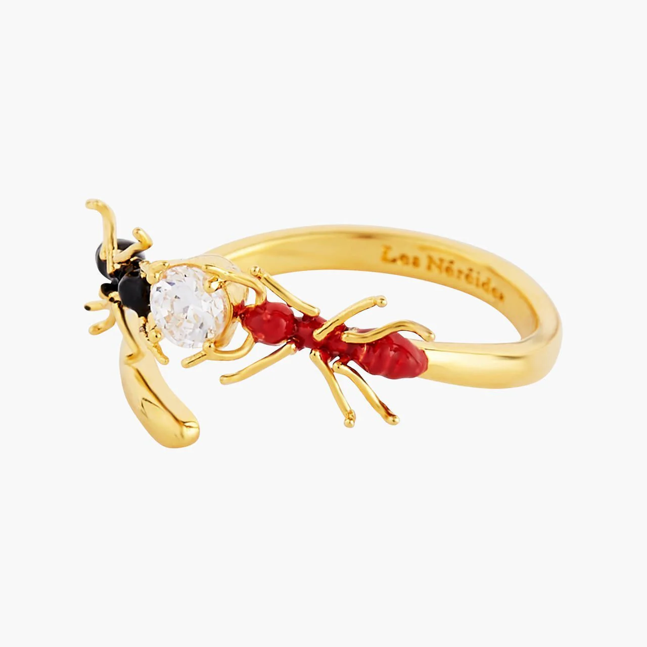 Ant And Cubic Zirconia Adjustable Ring | AOLA6021 - Image 2