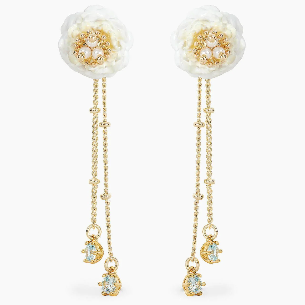 Camellia Post Earrings | AOLF1011