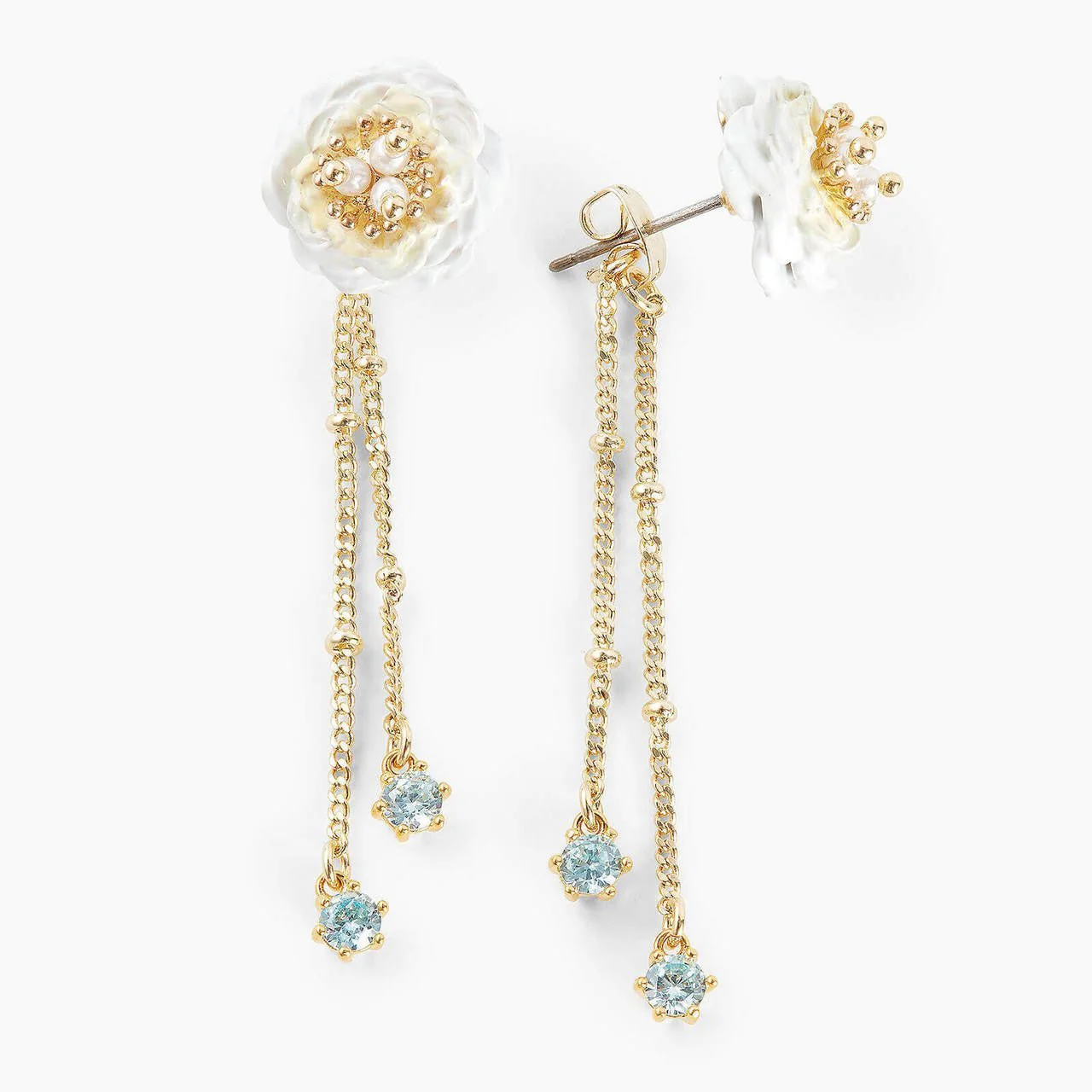 Camellia Post Earrings | AOLF1011 - Image 3