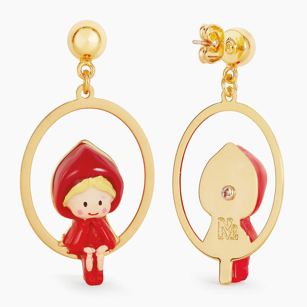 Little Red Riding Hood Earrings | APBB1071 - Image 5