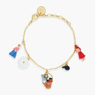 Little Red Riding Hood Picnic Charm Bracelet | APBB2021 - Image 5