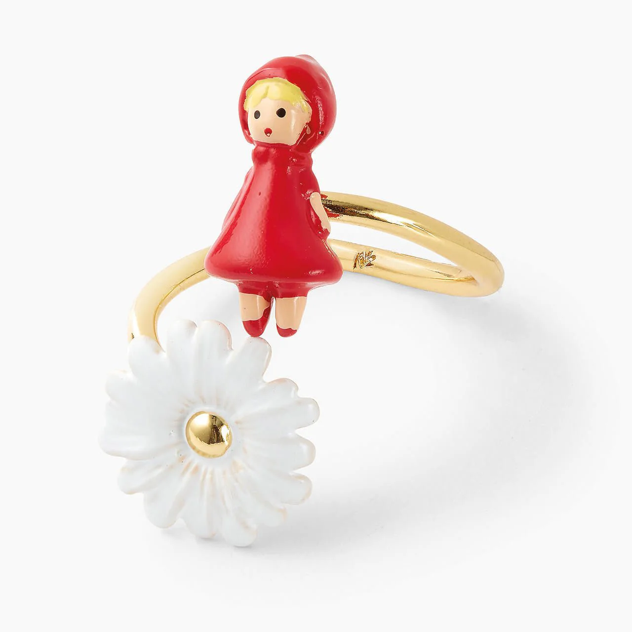 Little Red Riding Hood And Daisy Adjustable Ring | APBB6011 - Image 3