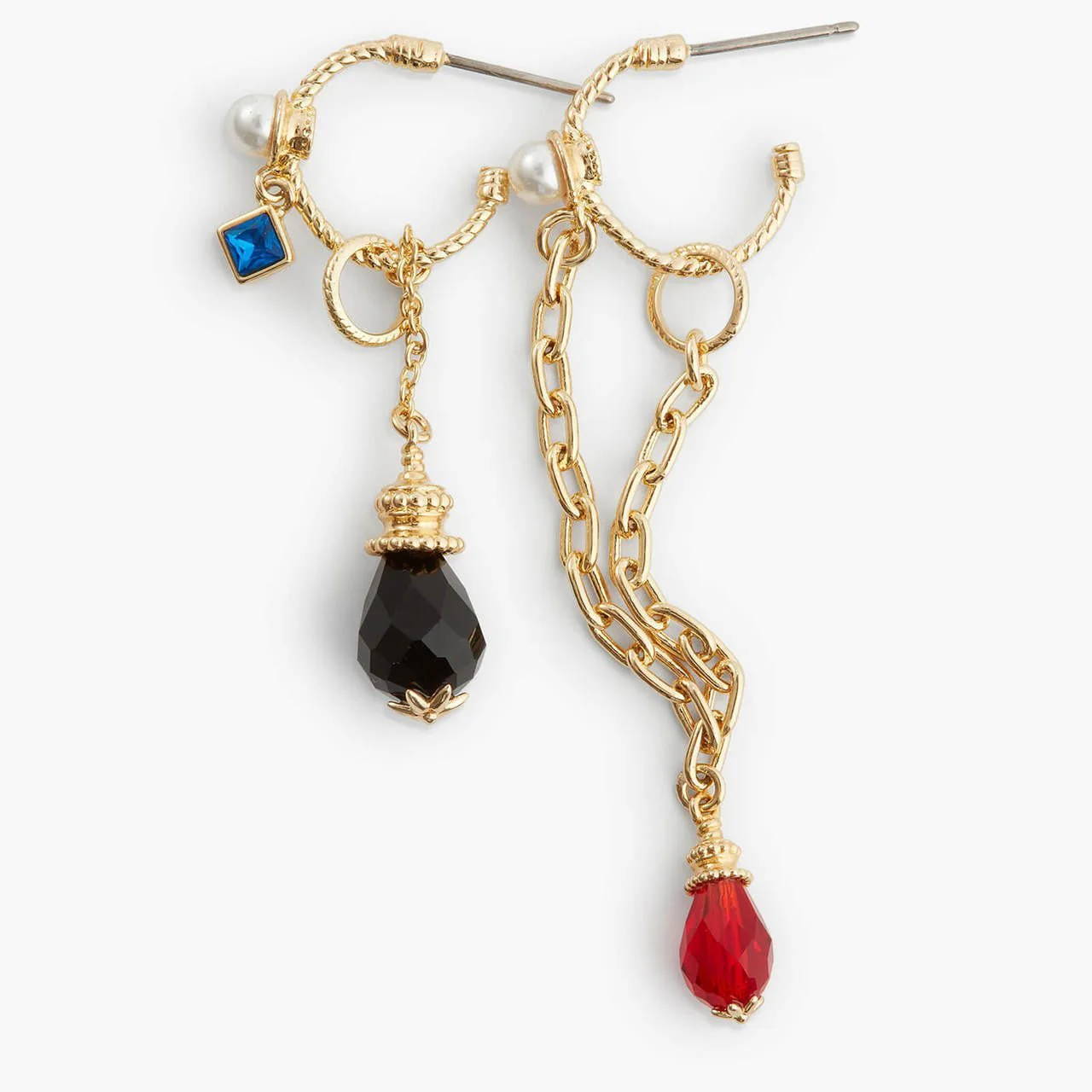 Black And Red Bead Earrings | APJS1071 - Image 4