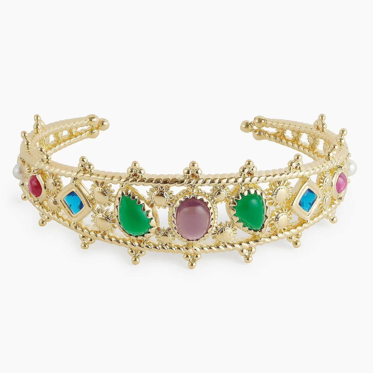 Coloured Stones Bangle Bracelet | APJS2011 - Image 3