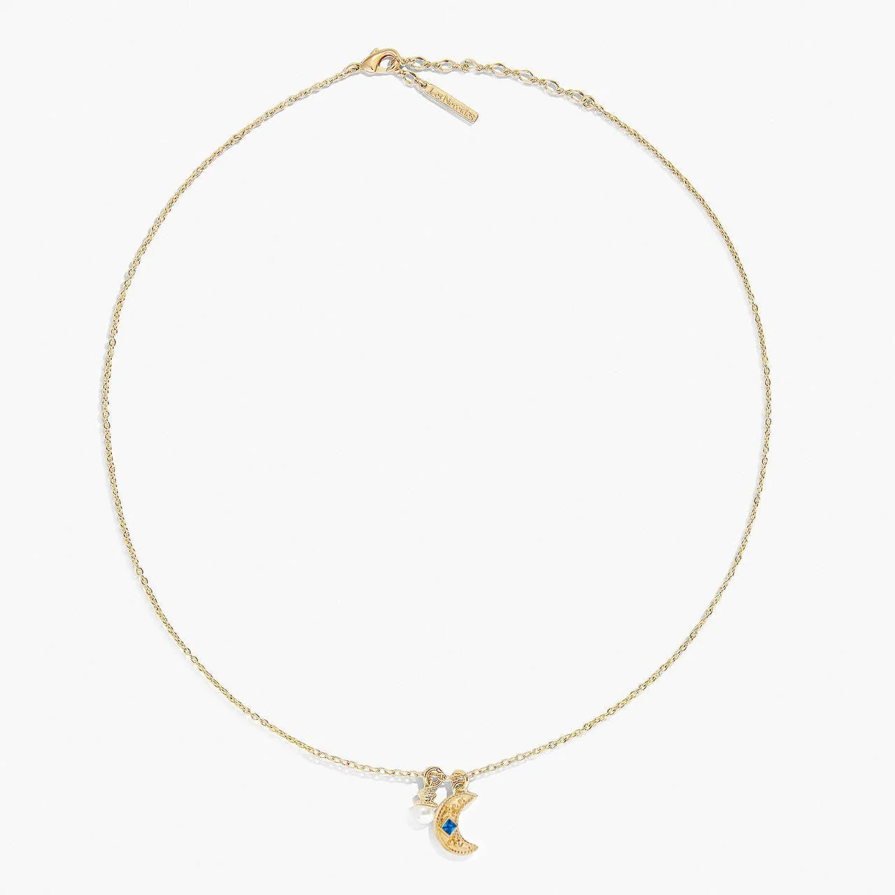 Pearl And Moon Necklace | APJS3071 - Image 3