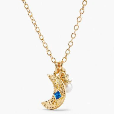 Pearl And Moon Necklace | APJS3071 - Image 6