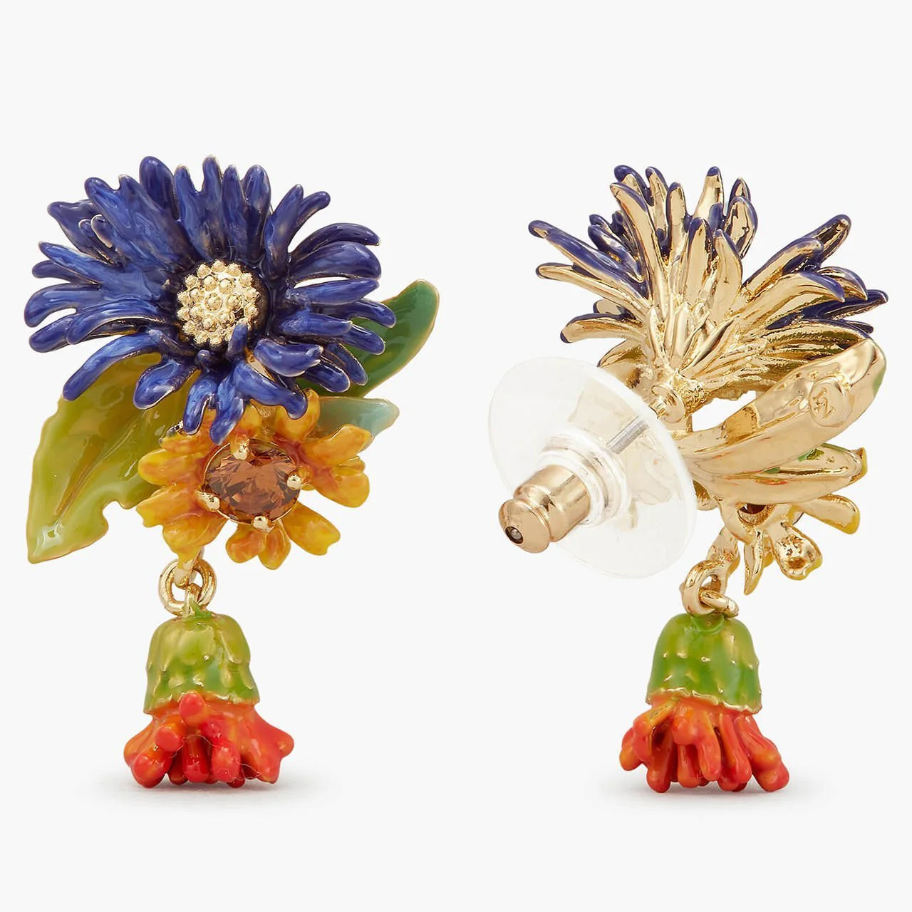 Small Wild Flowers Earrings | APPP1061 - Image 2