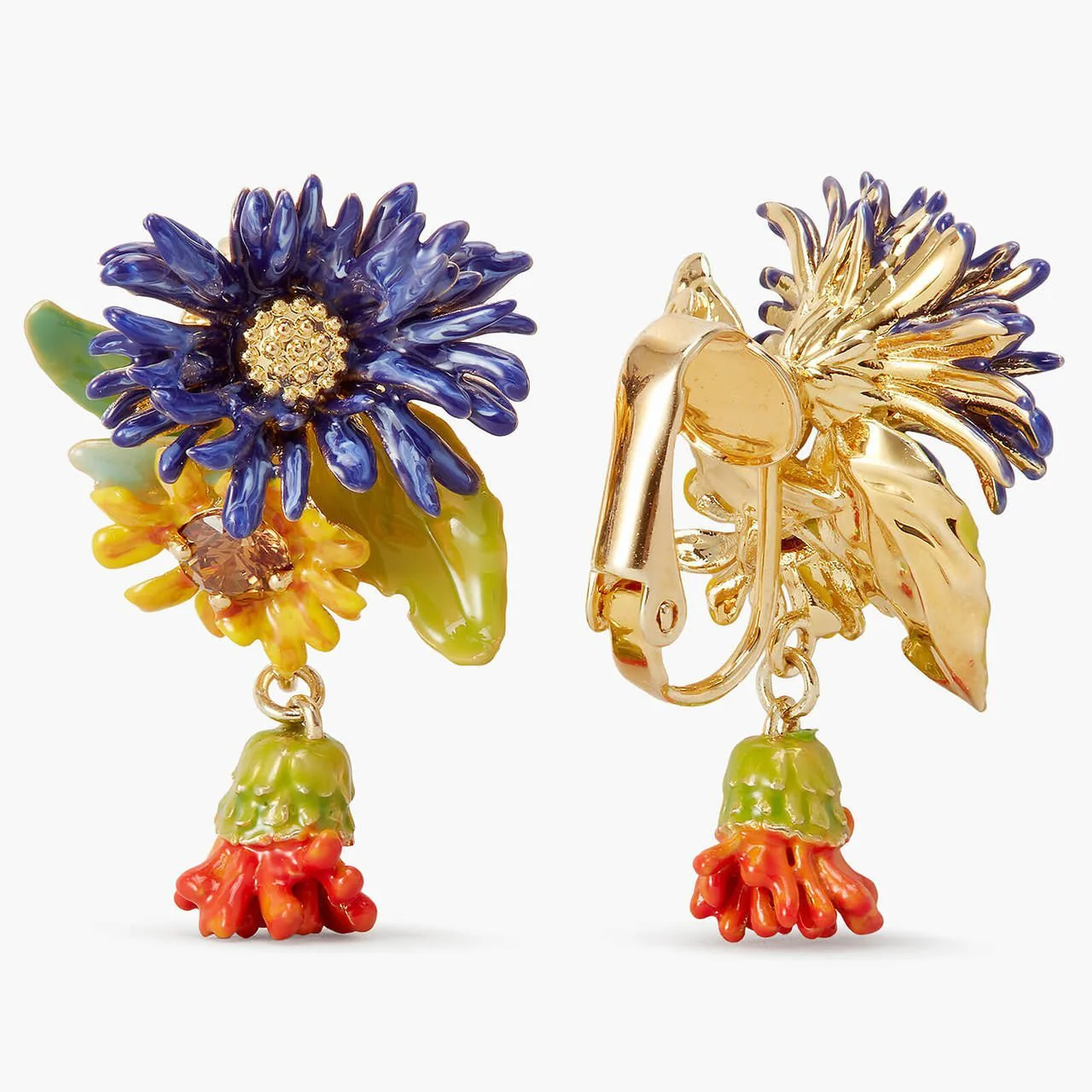 Small Wild Flowers Earrings | APPP1061 - Image 4
