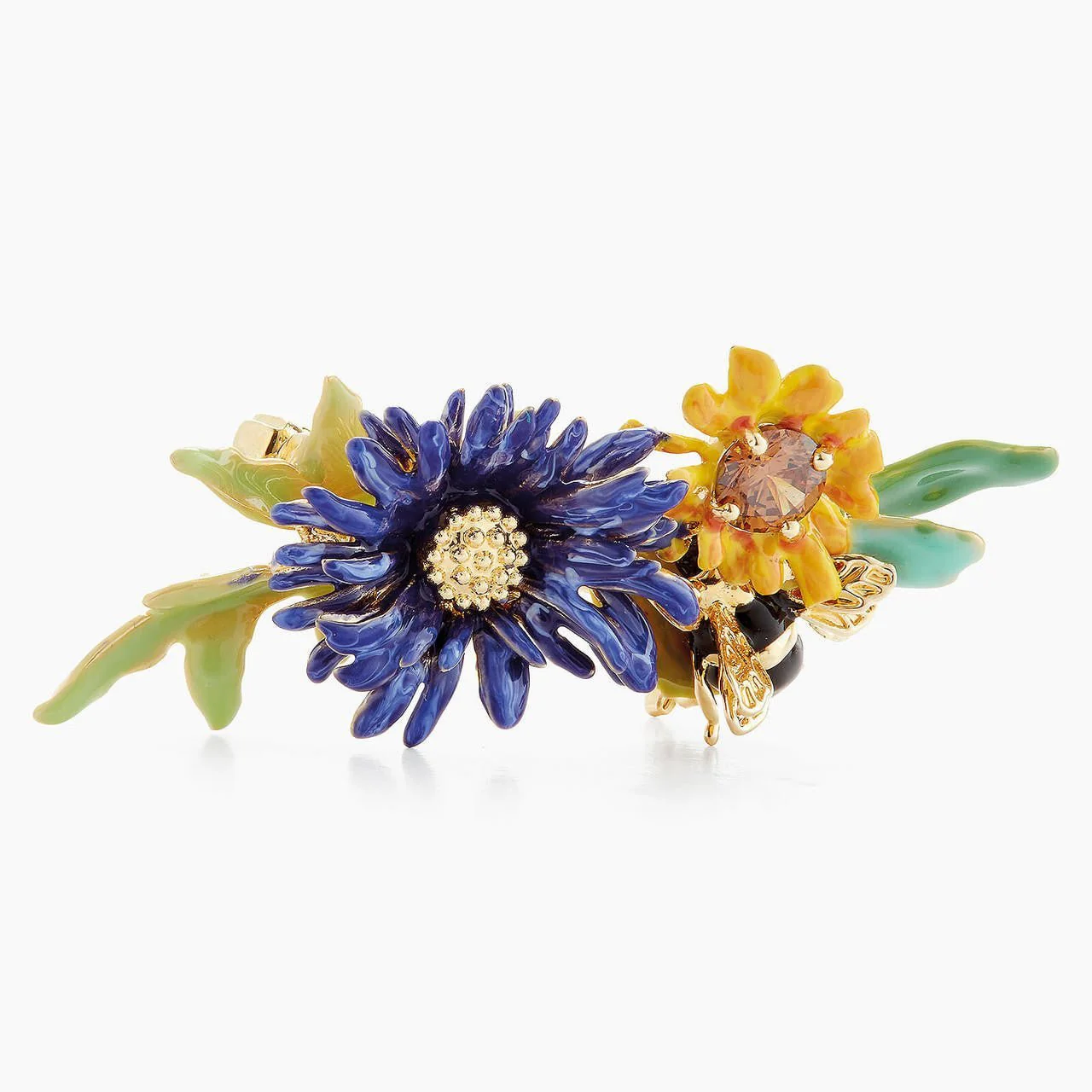 Bee And Meadow Flower Brooch | APPP5011