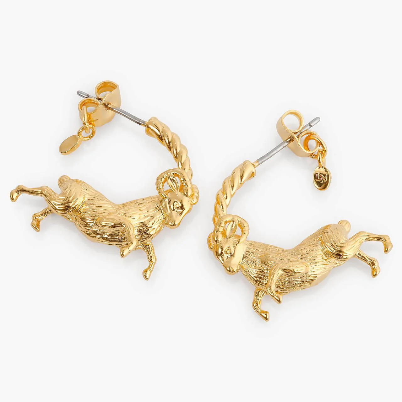 Aries Astrological Sign Hoop Earrings | APPV1011 - Image 4