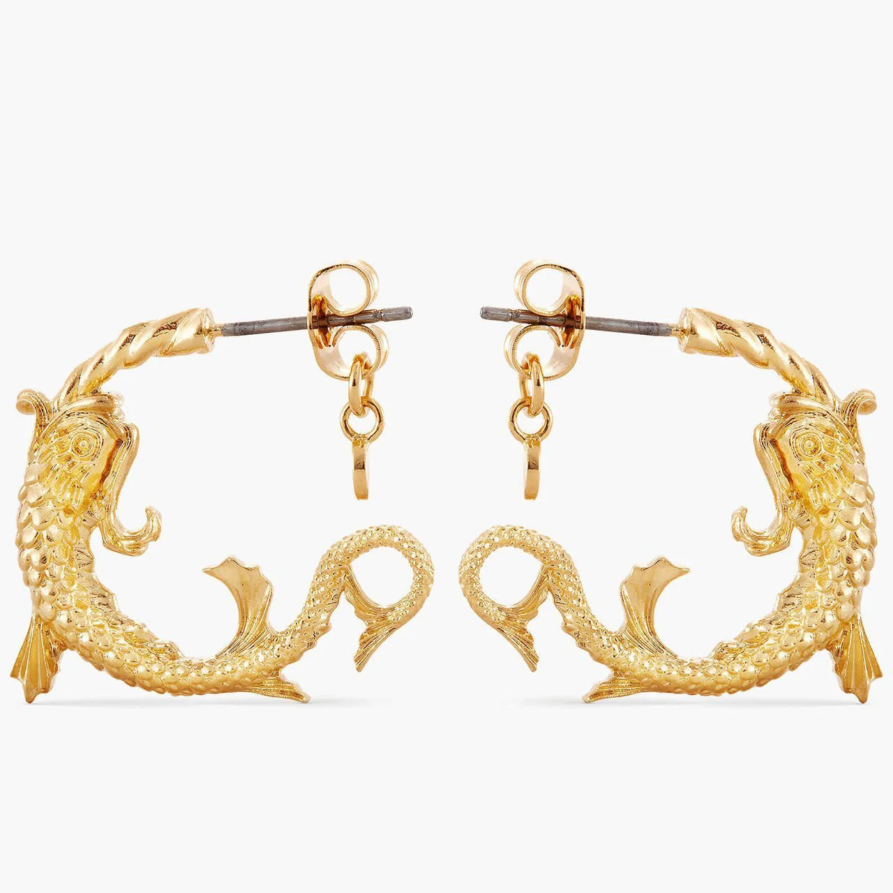 Pisces Astrological Sign Hoop Earrings | APPV1121