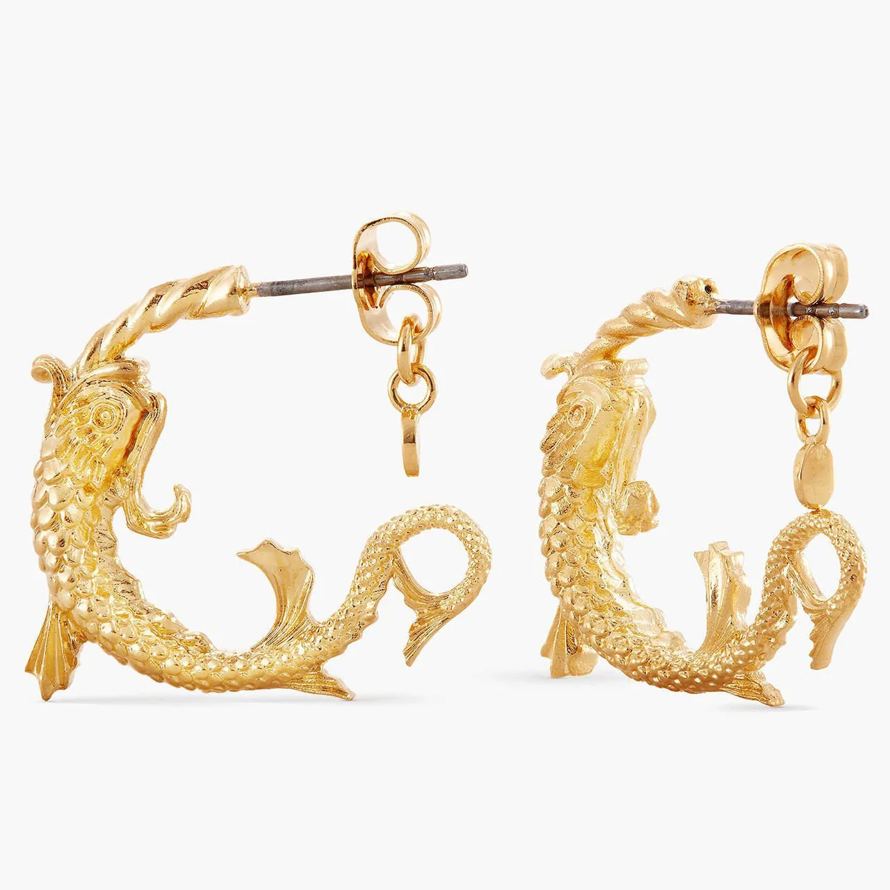 Pisces Astrological Sign Hoop Earrings | APPV1121 - Image 3