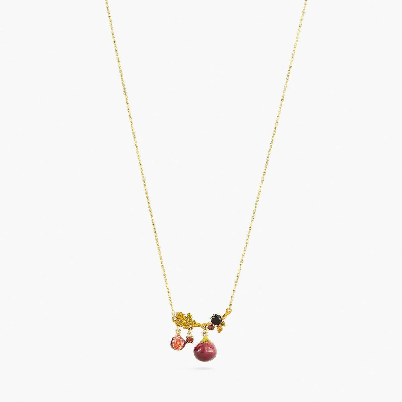 Figs And Foliage Pendant Necklace | APVE3081