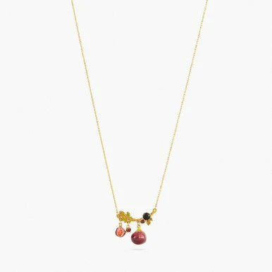 Figs And Foliage Pendant Necklace | APVE3081 - Image 6