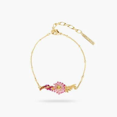 Aster And Lupine Flower Fine Bracelet | AQBI2021 - Image 5