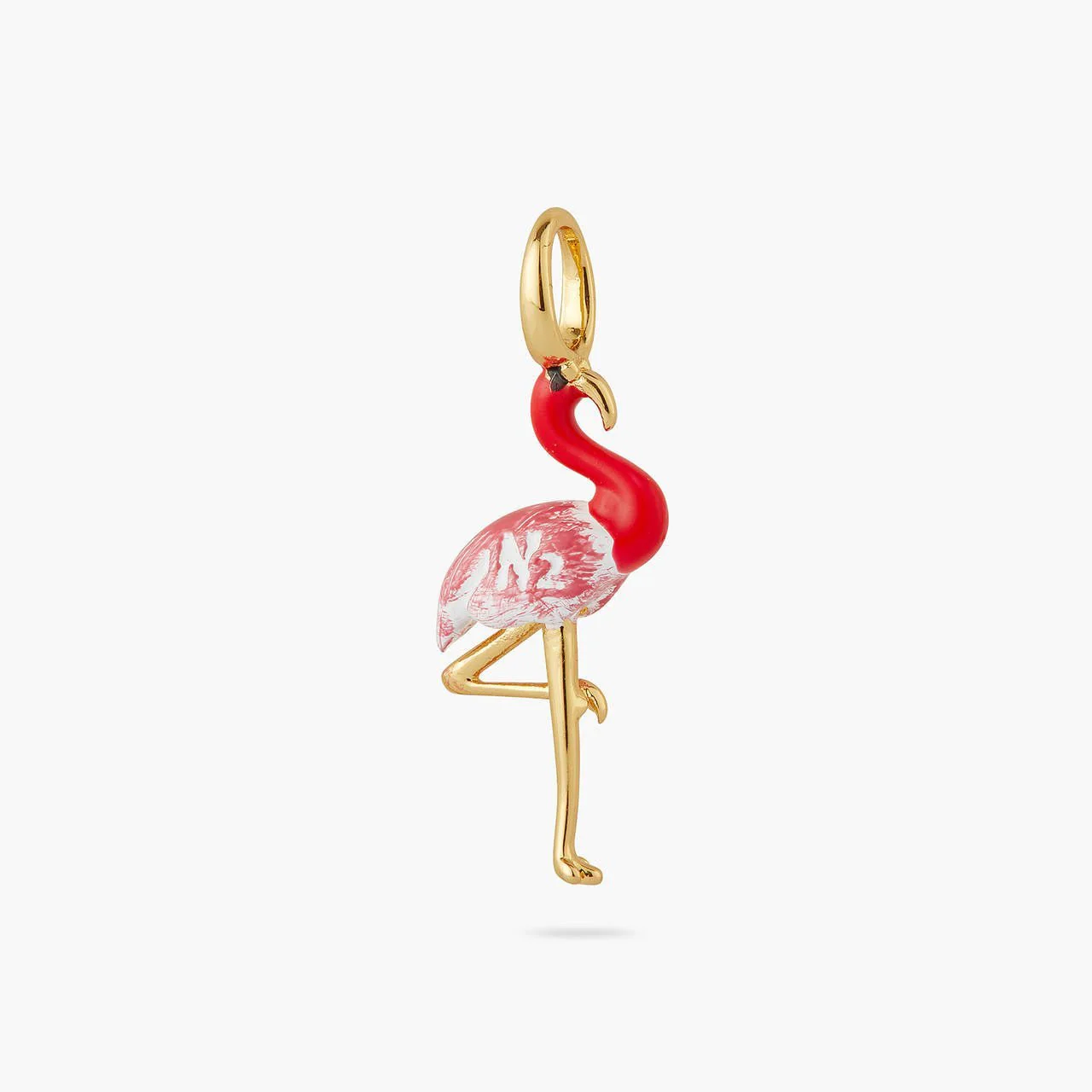 Pink flamingo charm | AQCH4011 - Image 2