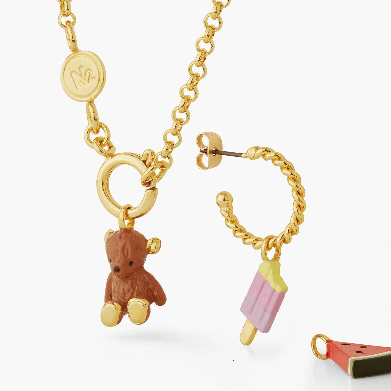 Teddy bear charm | AQCH4041 - Image 3