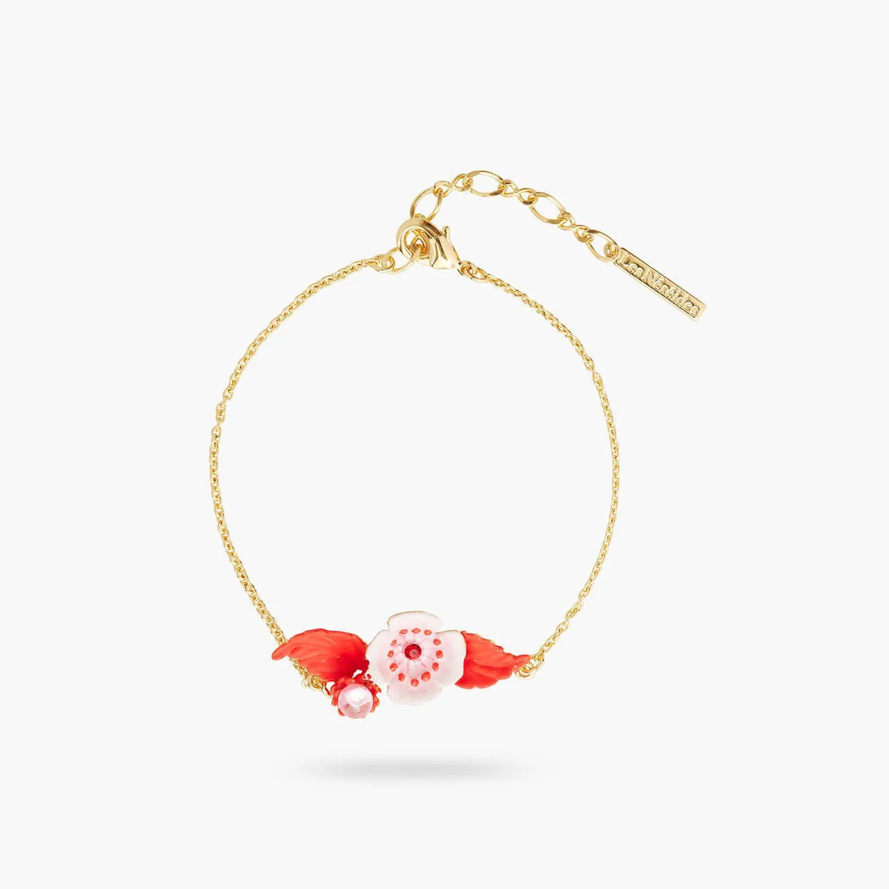 Anemone and crystal thin bracelet | AQHC2011