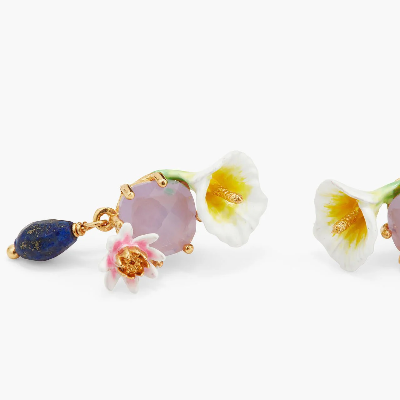 Calla And Lapis Lazuli Earrings | AQJF1041 - Image 7